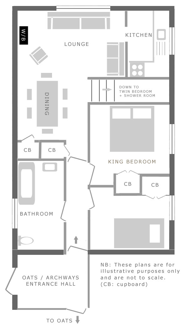 Archways floor plan - first floor